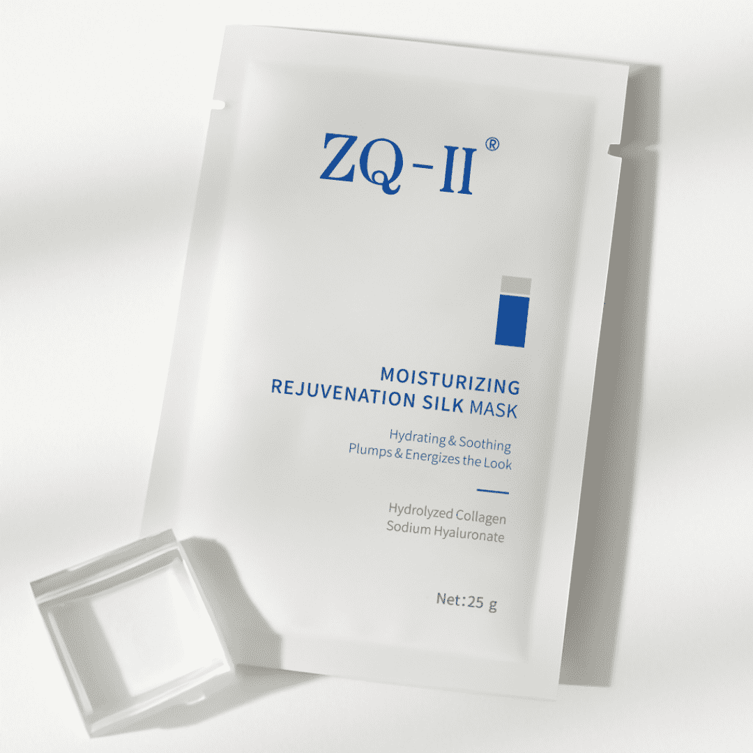 ZQ-II hidratante rejuvenescimento máscara de seda: hidratação leve e cuidados calmantes para todos os tipos de pele