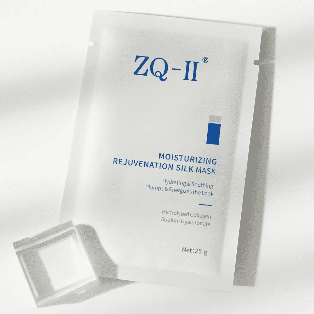 ZQ-II hidratante rejuvenescimento máscara de seda: hidratação leve e cuidados calmantes para todos os tipos de pele