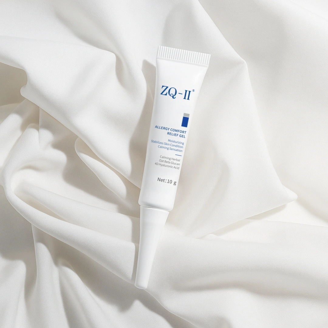Aliviar a pele sensível e dermatite sazonal com ZQ-II Allergy Comfort Relief Gel