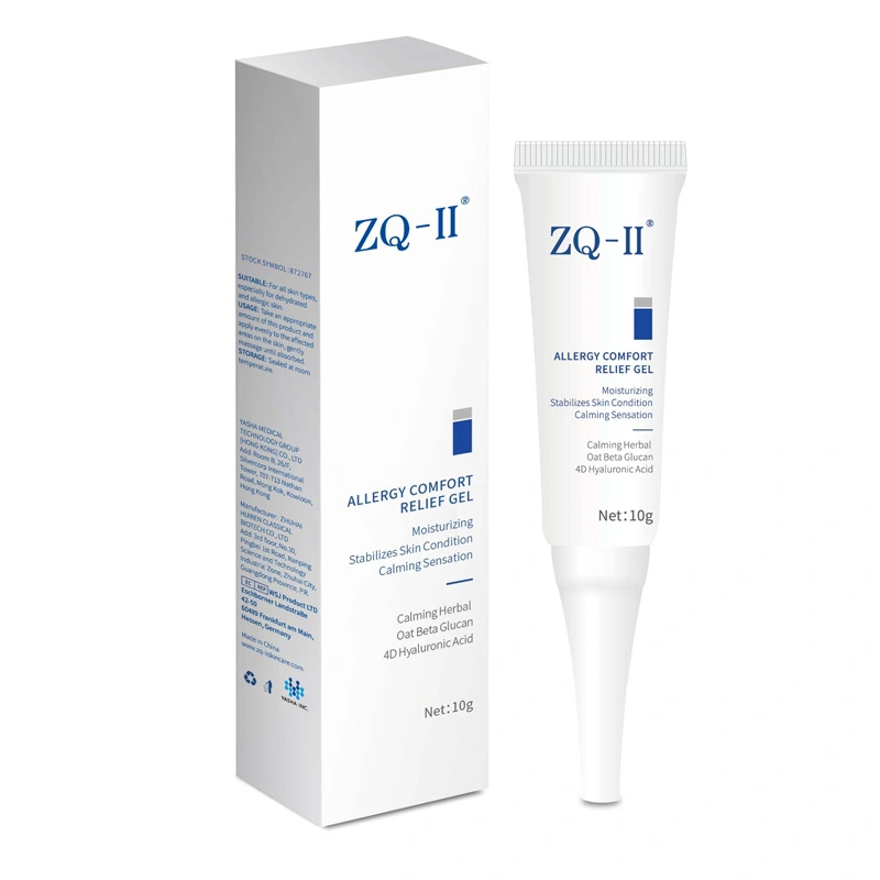 Gel de alívio de conforto de alergia