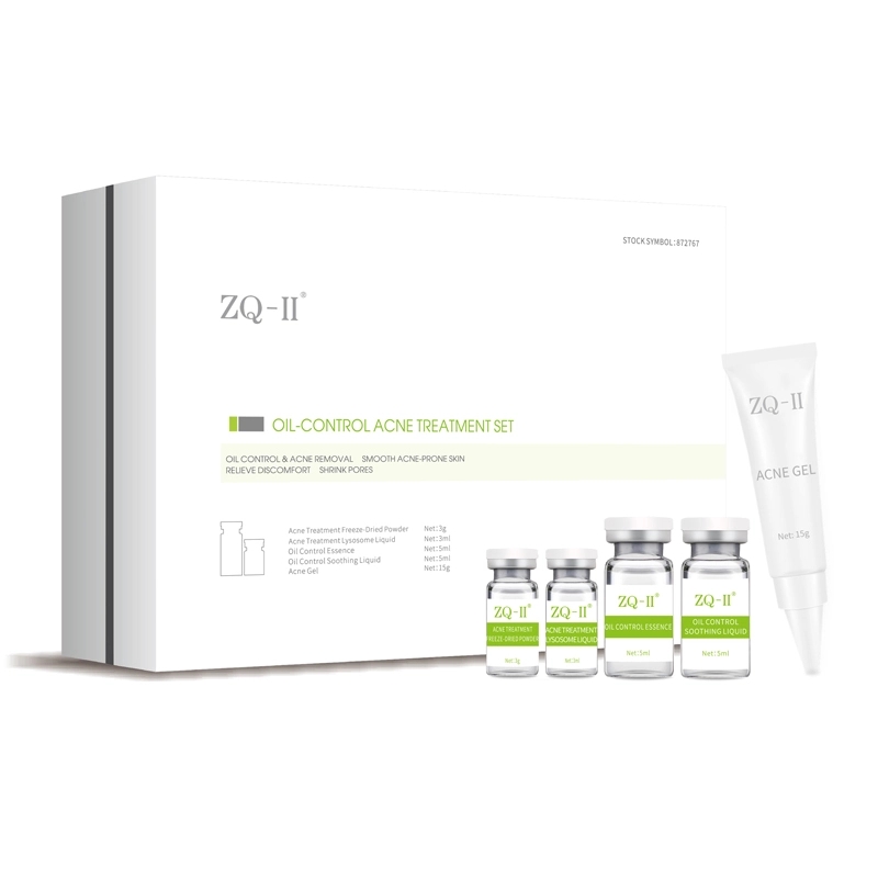 Conjunto de tratamento para acne para controle de óleo